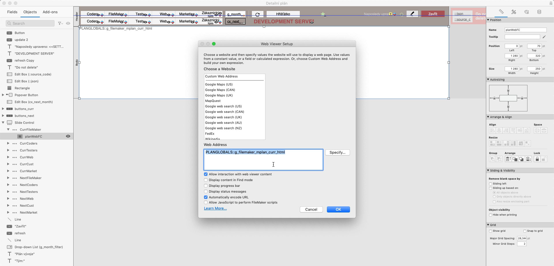 filemaker server side scripts